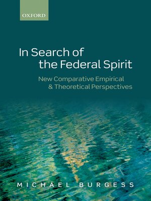 cover image of In Search of the Federal Spirit